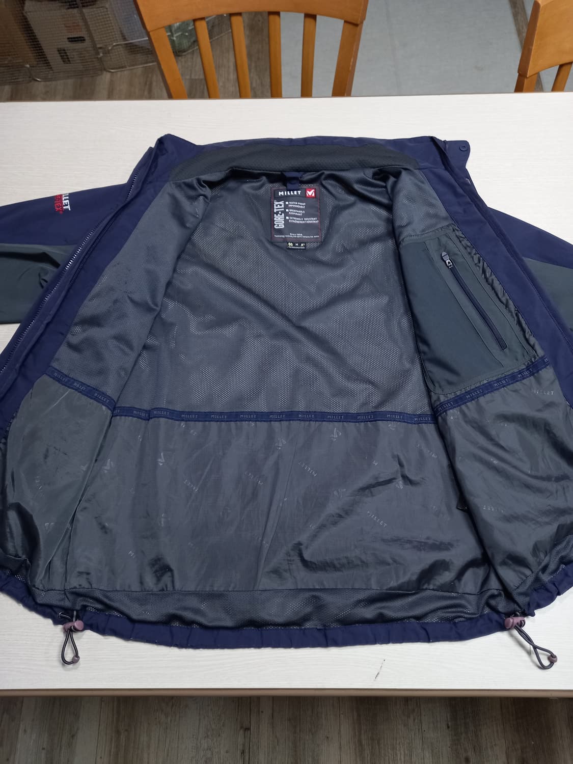 M95 MILLET Kor GORE-TEX 바람막이 네이비 M-12 상품이미지4