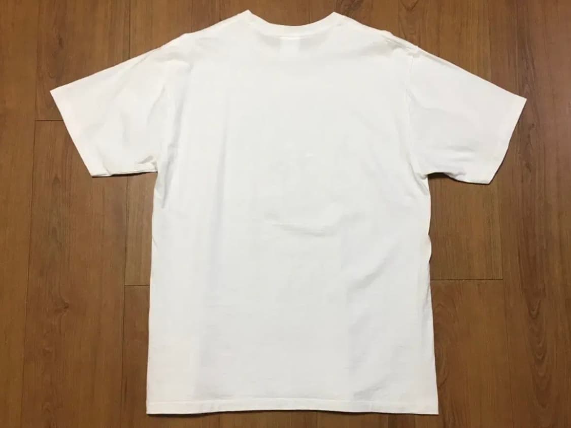 베이프 퍼스트 카모 컬리지 티셔츠 화이트 그레이 상품이미지3