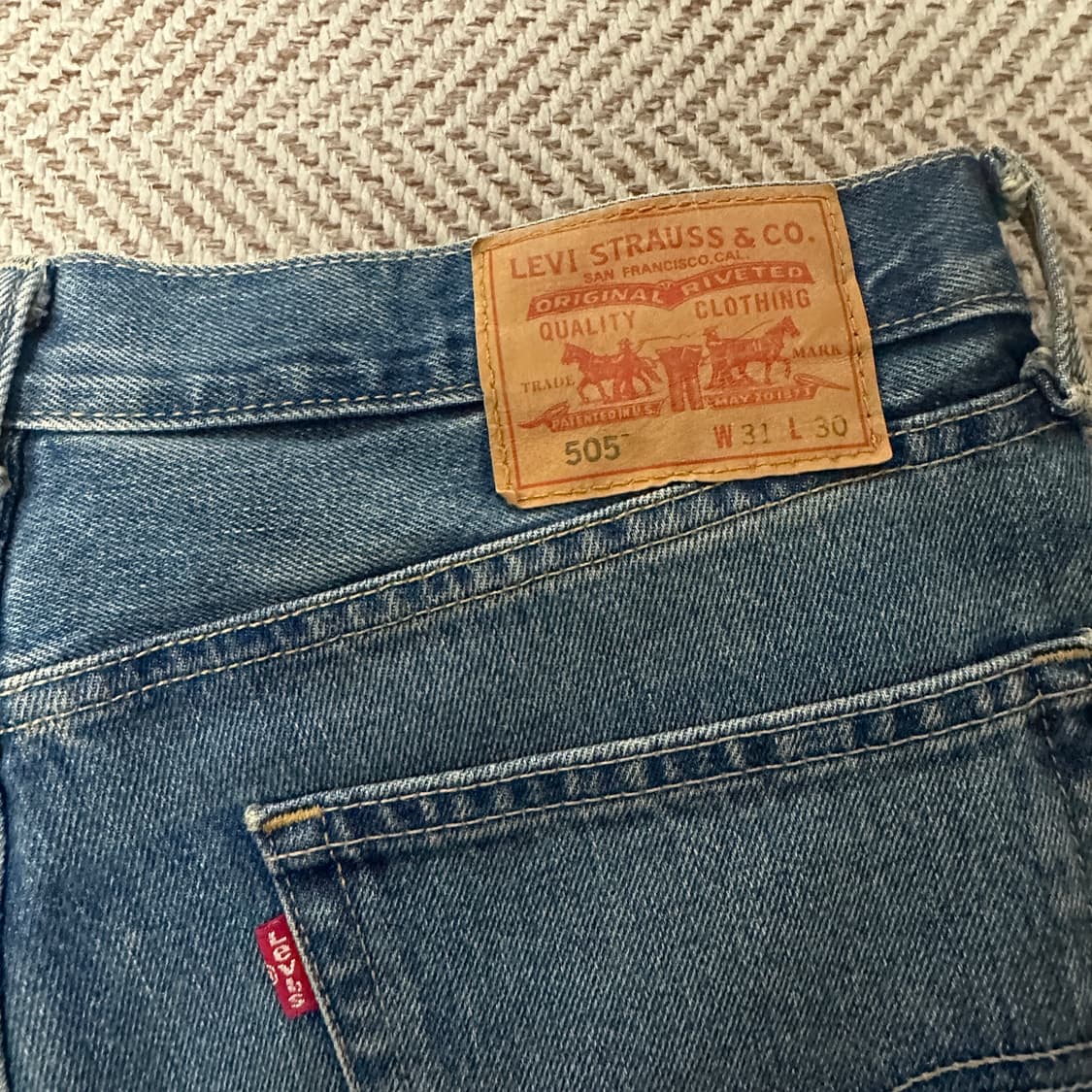 LEVI'S 505 mexico made vintage denim 상품이미지4