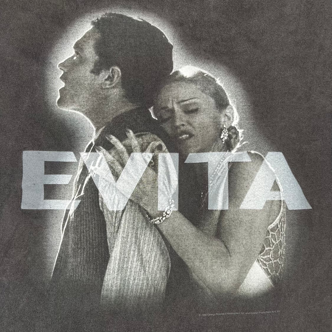 빈티지 Evita 마돈나 무비 반팔티 상품이미지1