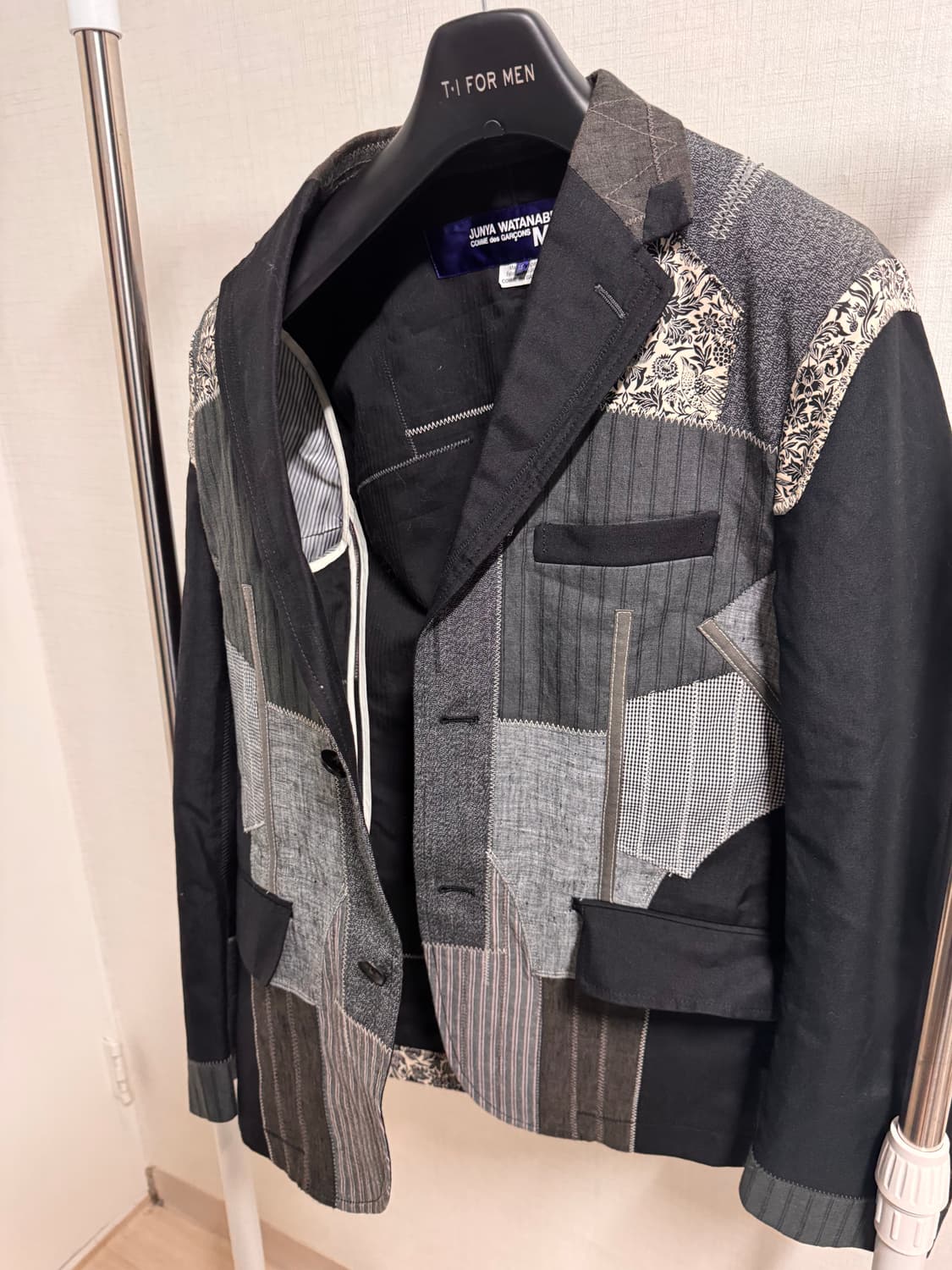 콤데가르송 맨 패치워크 블레이저 상품이미지2