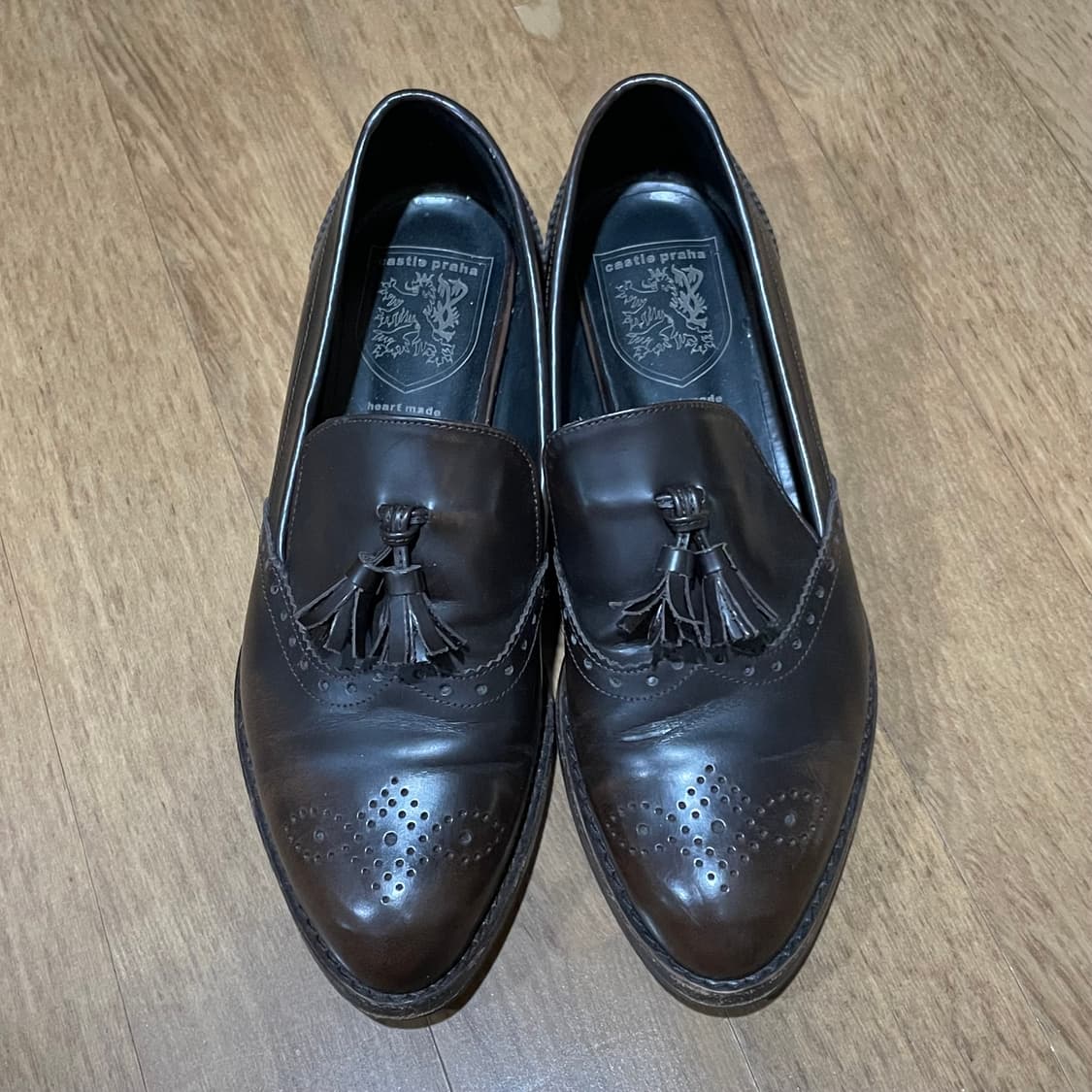 Caatle Praha 태슬 가죽 로퍼 브라운 240 상품이미지2