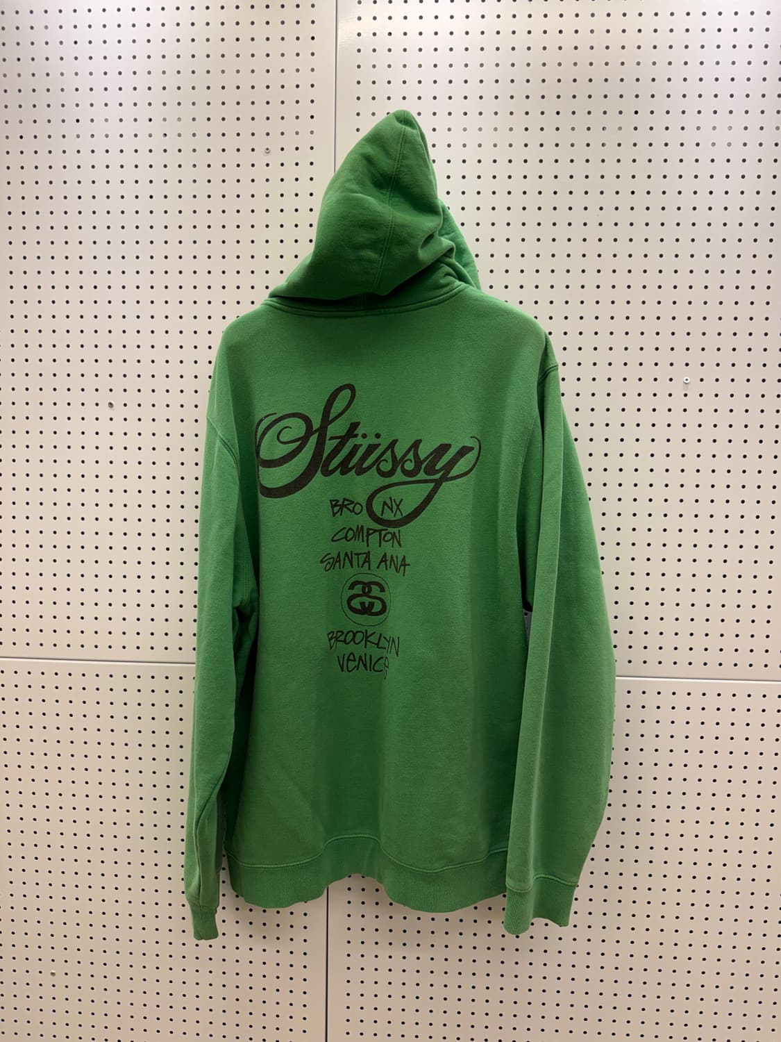 스투시 월드투어 후드티 그린 U1464 상품이미지3