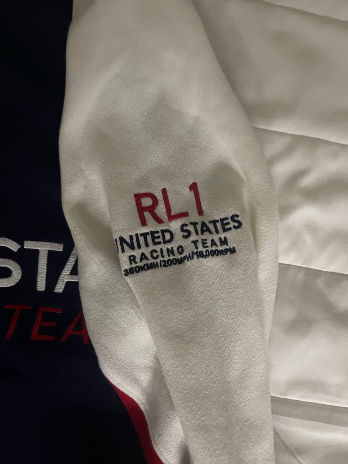 폴로 빅포니 성조기 레이싱 집업져지(M) 상품이미지4