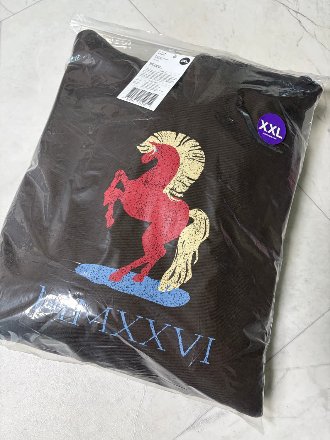 아이앱 스튜디오 레드 홀스 후디 브라운 상품이미지5