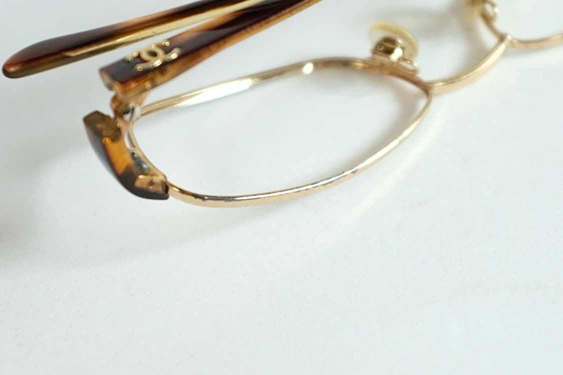 CHANEL 샤넬 금테 안경 상품이미지7