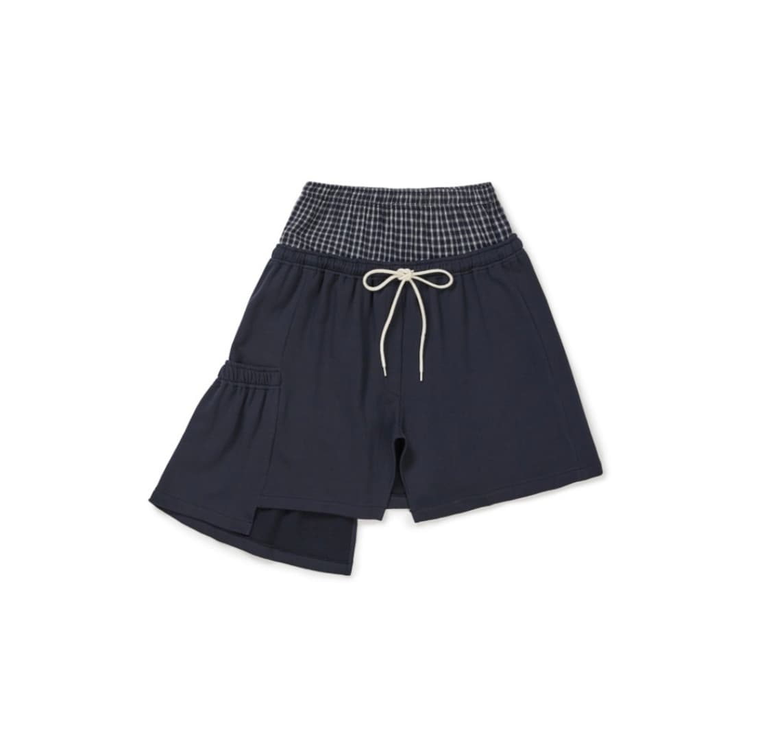 Lcdc CHECKMIX JERSEY SKIRT (NAVY) 상품이미지1