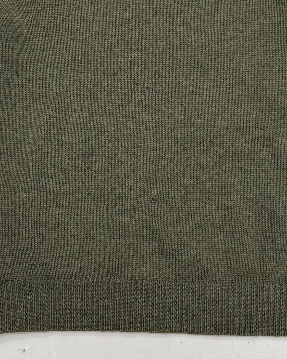 폴로 jpn 카키 하프집업 니트 상품이미지5