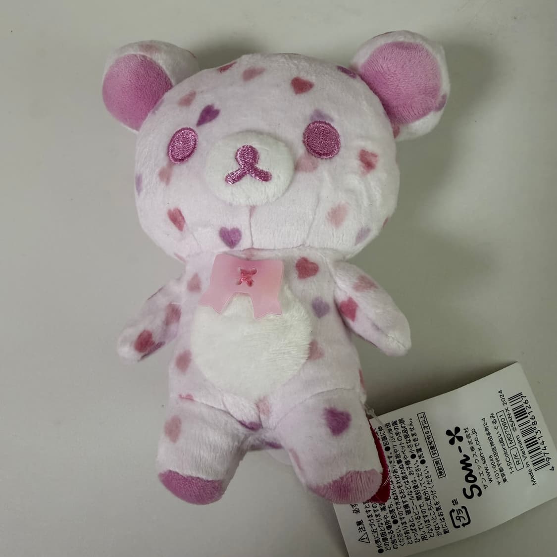 리락쿠마 20주년 1+5 colors 하트 도트 인형 상품이미지1