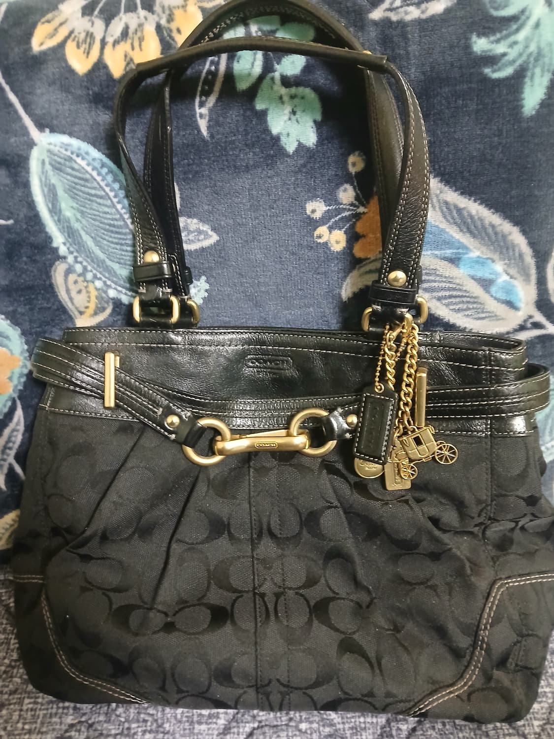 정품 코치 토트&숄더백 상태 좋음^^ 상품이미지1