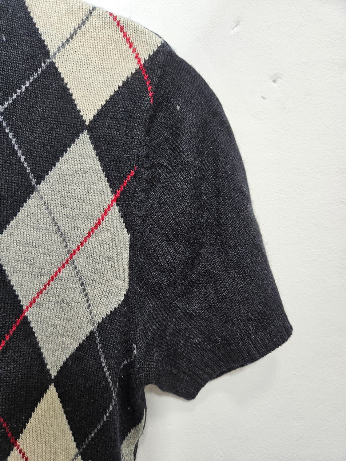 미국 브랜드 탈보츠(talbots) 실크 캐시미어 아가타무늬 반팔 상품이미지6