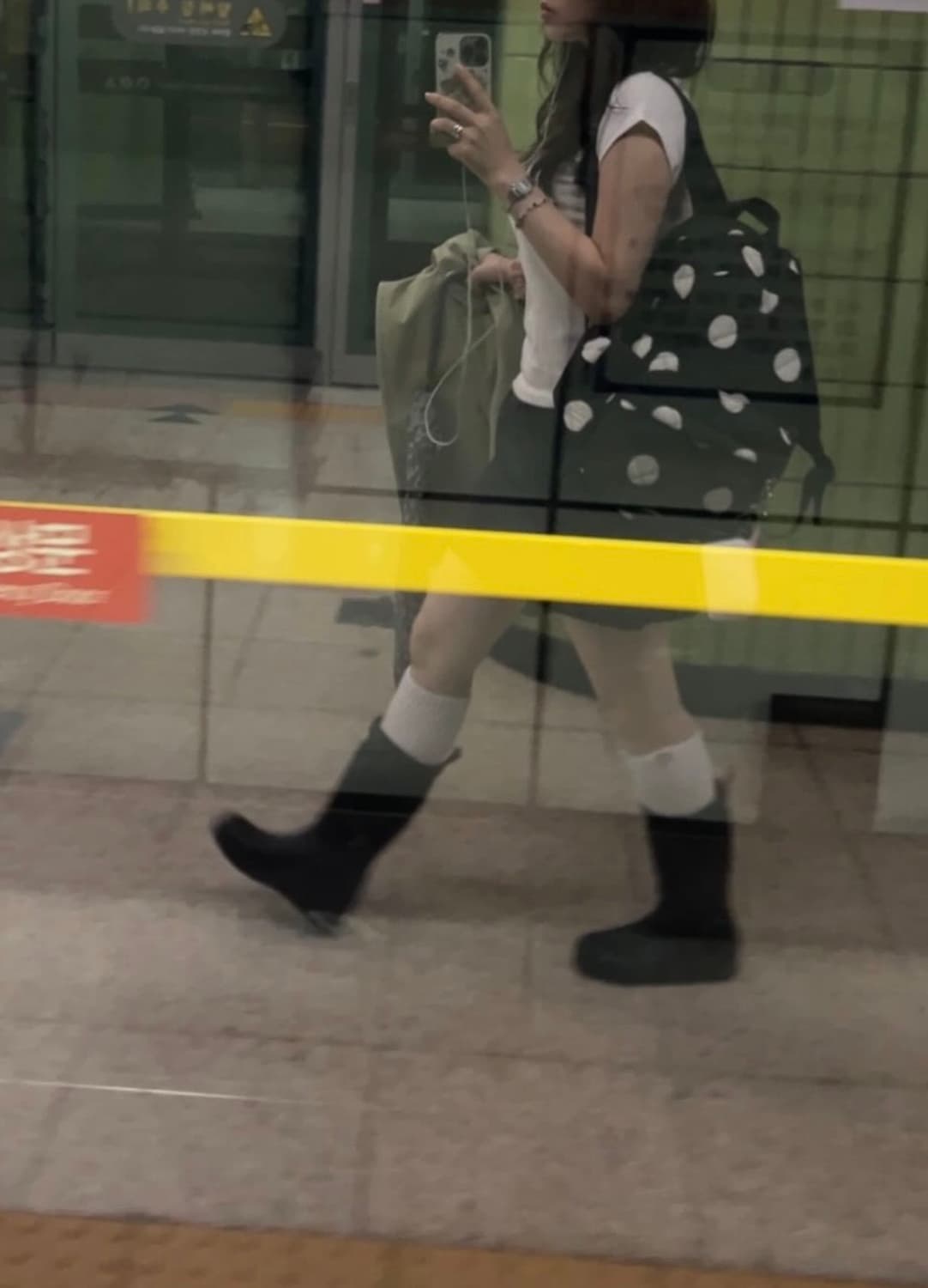 h&m 도트무늬 땡땡이 백팩 가방 상품이미지5