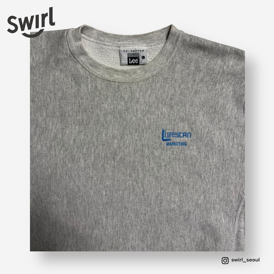 🌊Lee 90s reverse-weave sweatshirts 상품이미지4