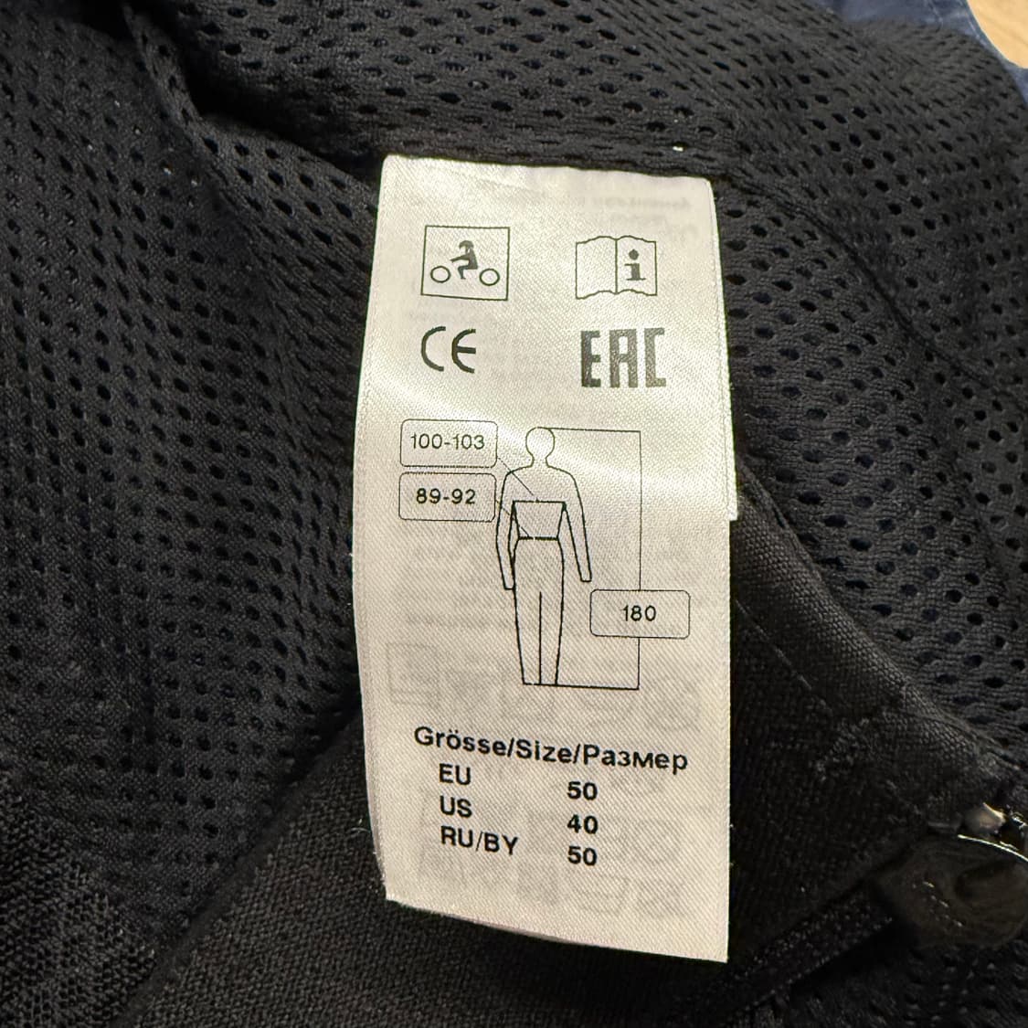 [정품/50] BMW 모토라드 네이비 라이딩 자켓 b14 상품이미지6