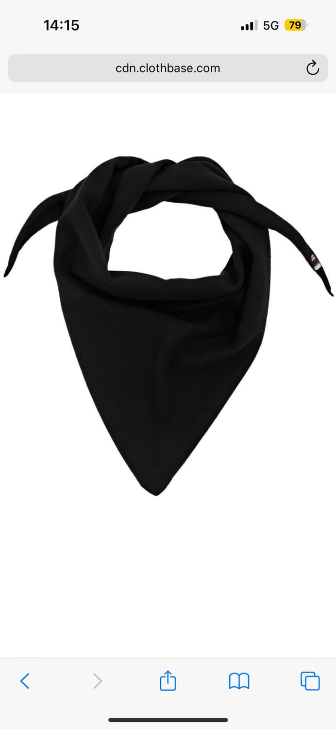 익스트림 캐시미어 반다나 블랙 새상품 상품이미지1