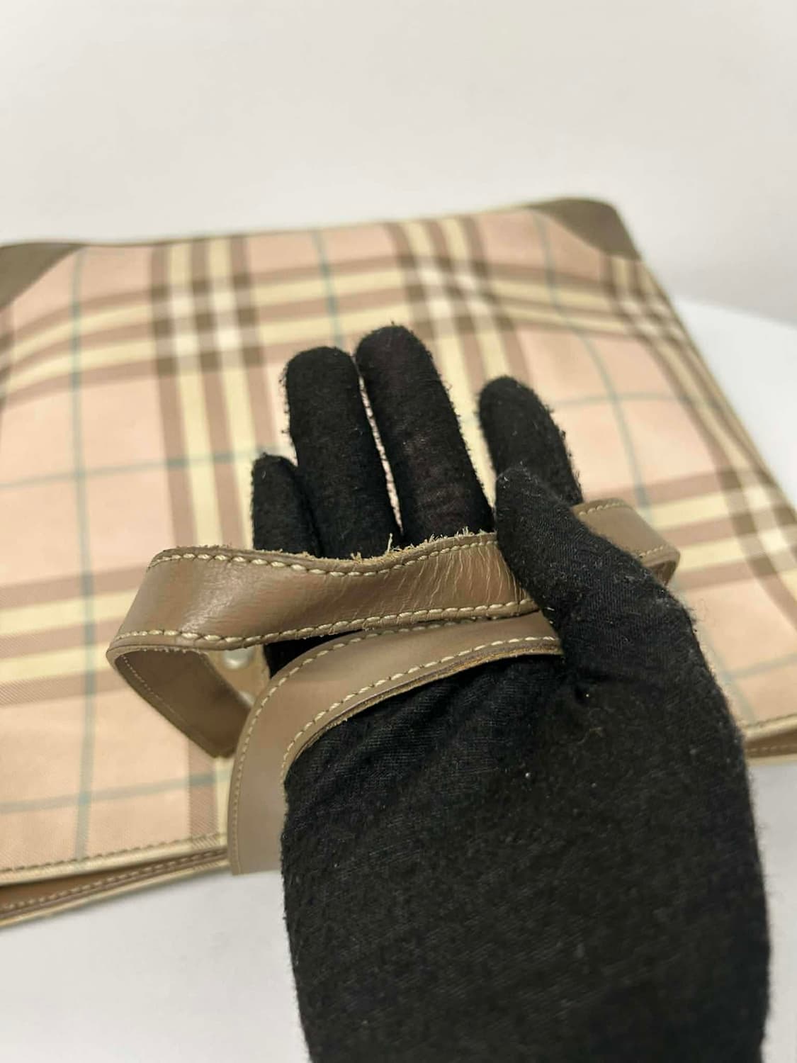 버버리 빈티지 노바체크 숄더백 토트백 상품이미지8