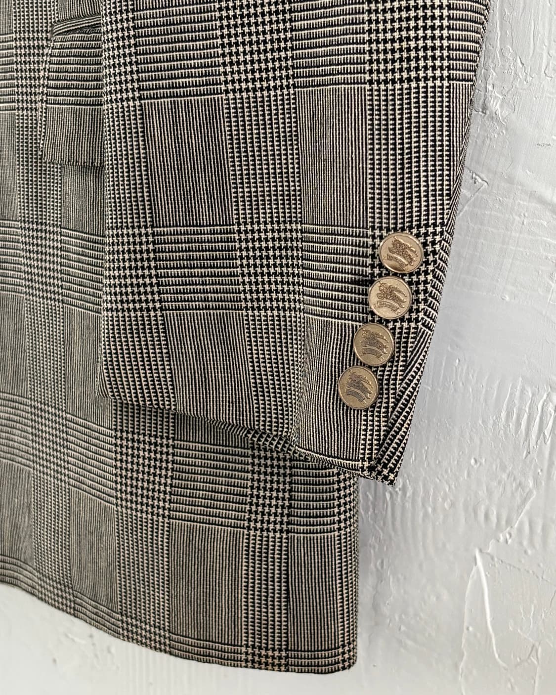 Burberry 버버리 체크패턴 더블 블레이저 상품이미지5