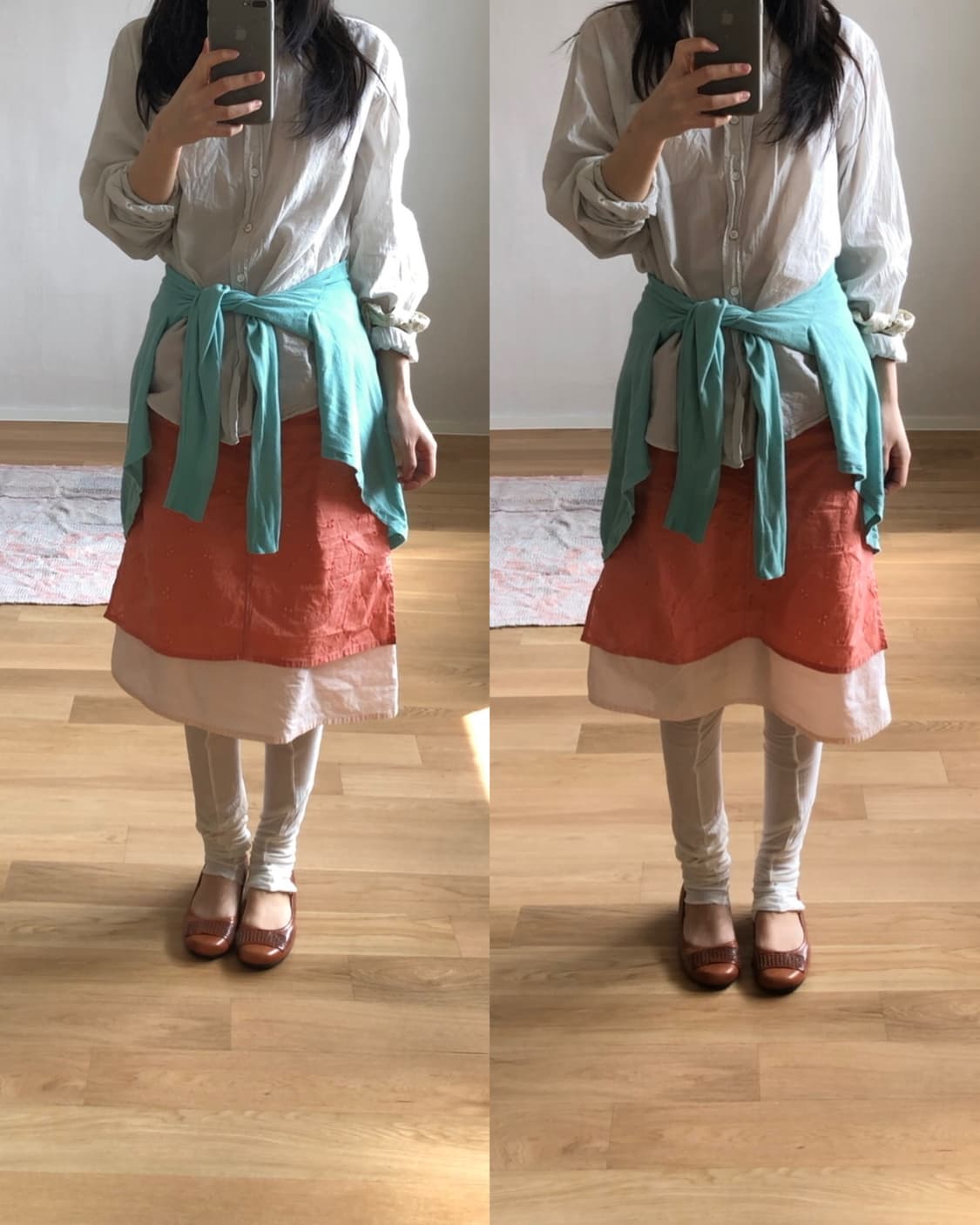 [직수입] 빈티지 kookai 스커트와 티셔츠 세트 상품이미지3