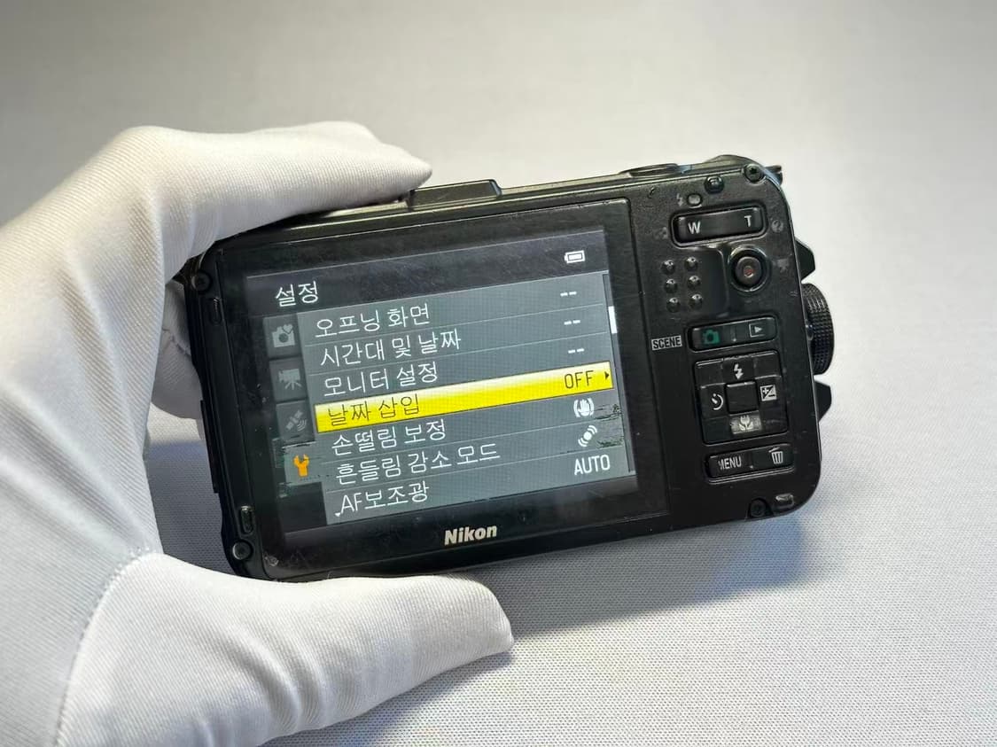 니콘 쿨픽스 aw100 블랙 빈티지 디카 상품이미지5