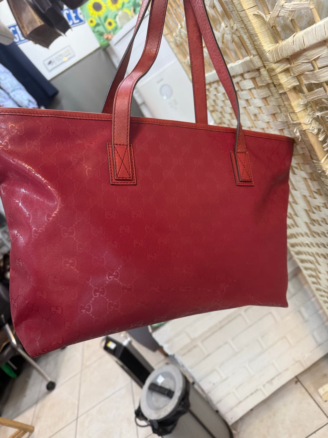 정품 구찌 임프라임 GG 쇼퍼백 팝니다 상품이미지4