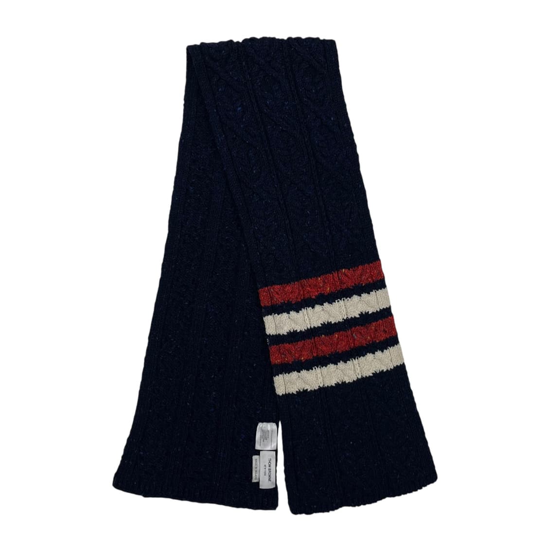 톰브라운 딥블루 꽈배기 머플러 상품이미지3