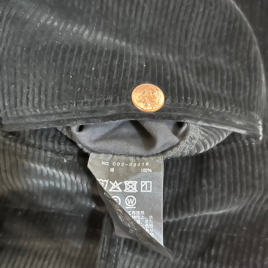 [3] comoli 25aw 코모리 코듀로이 워크팬츠 상품이미지4