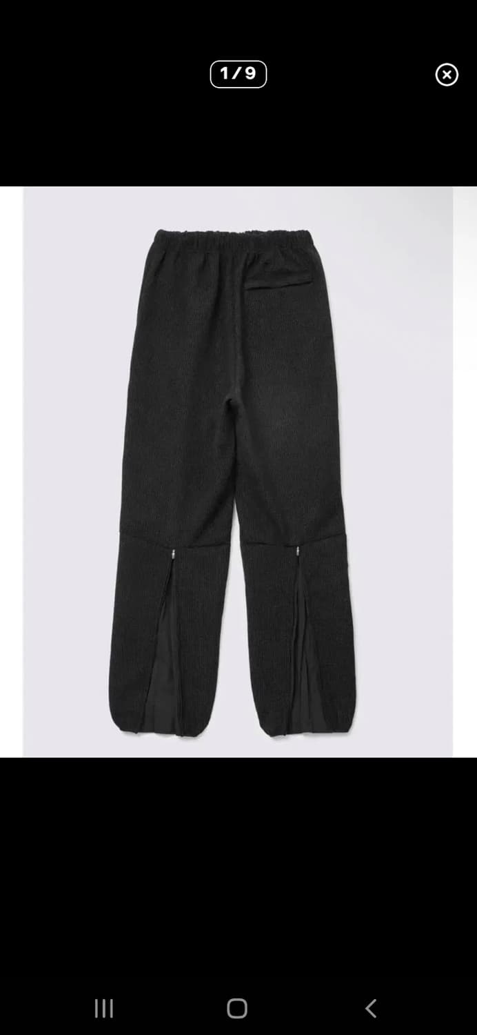 [3] 해칭룸 슬라이드 팬츠 블랙 상품이미지1