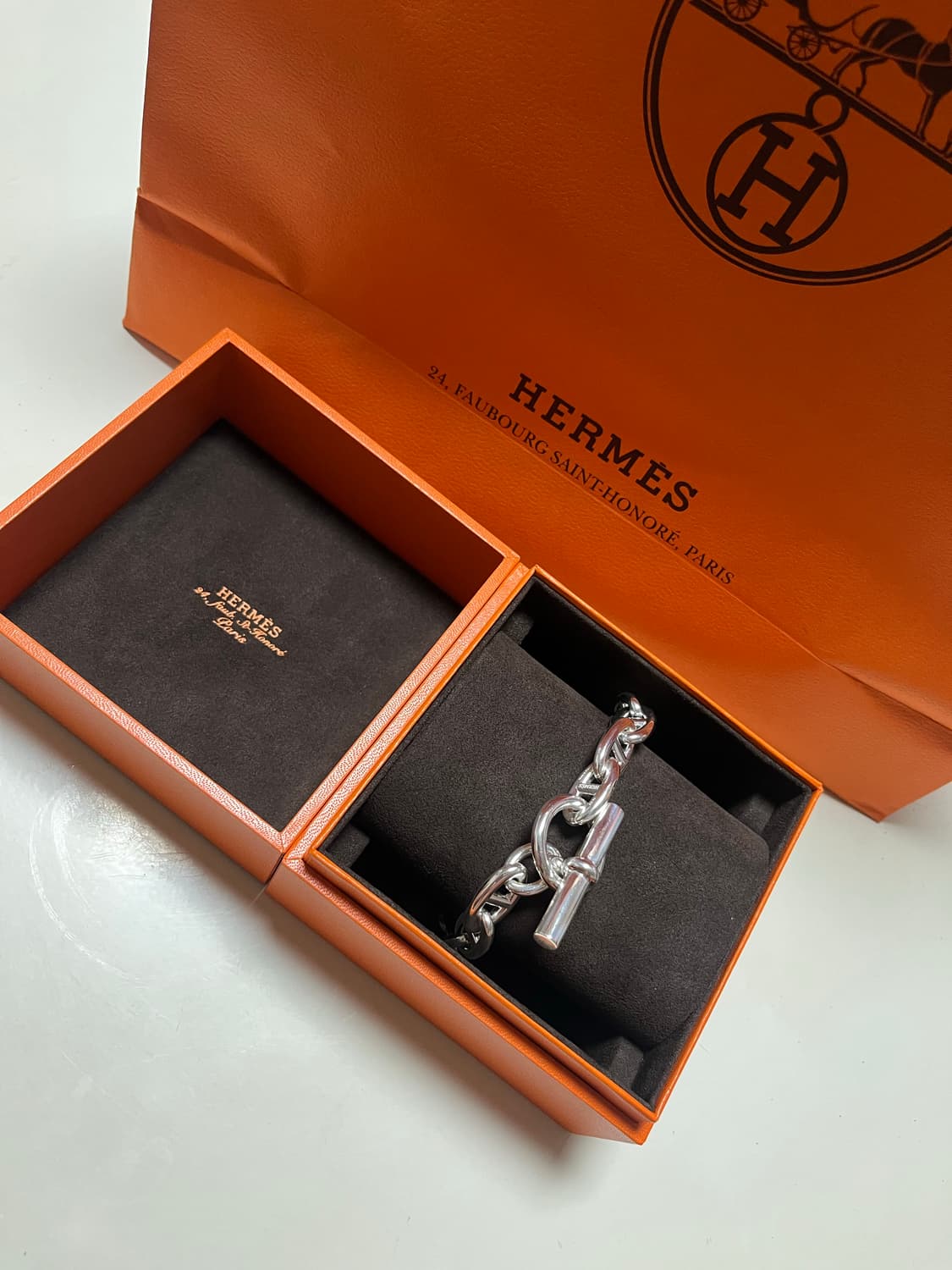 에르메스 샹달 팔찌 gm사이즈 판매합니다. 상품이미지2