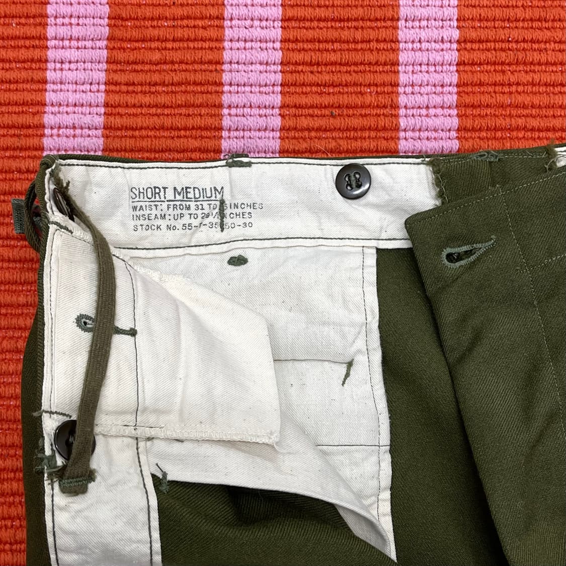 50s US Army M-1951 울 필드 트라우저 (~35) 상품이미지3