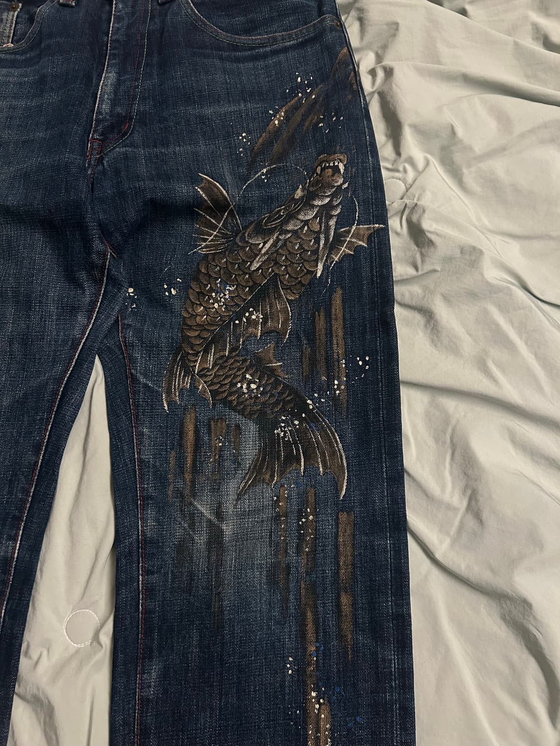 오리엔탈 잉어 청바지 상품이미지2