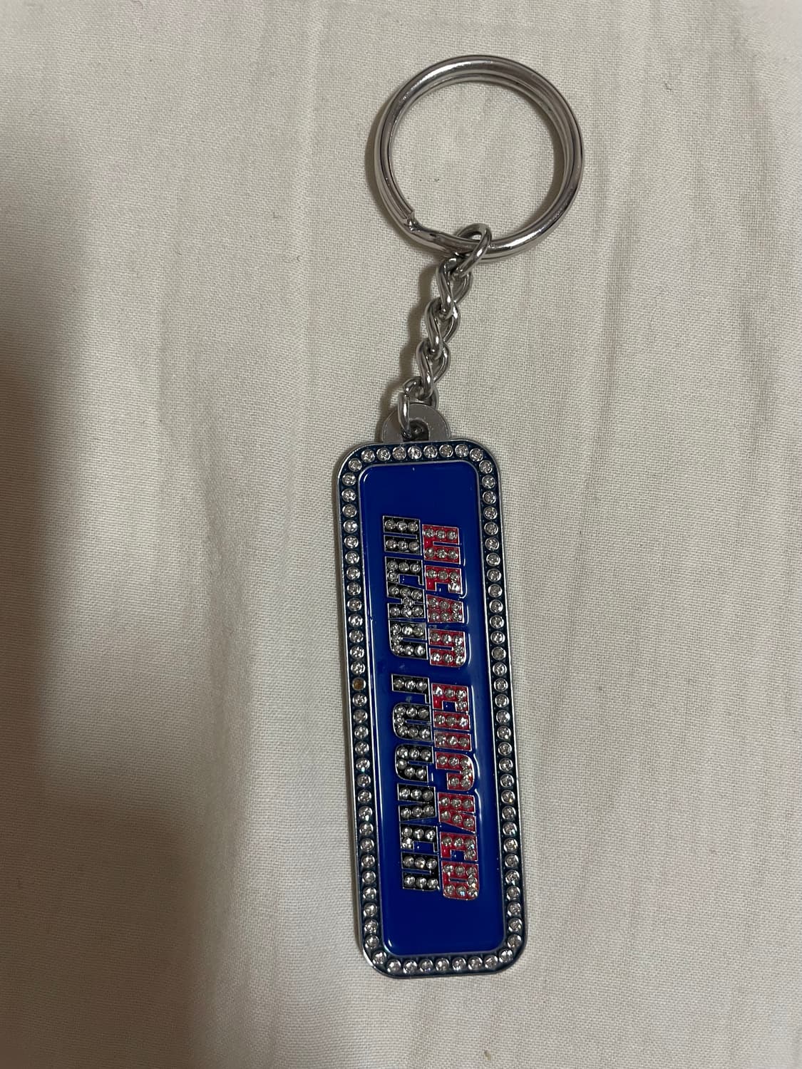 슈프림 x 히스테릭 글래머 헤드 퍼커 키체인 블루 - 24FW 상품이미지1