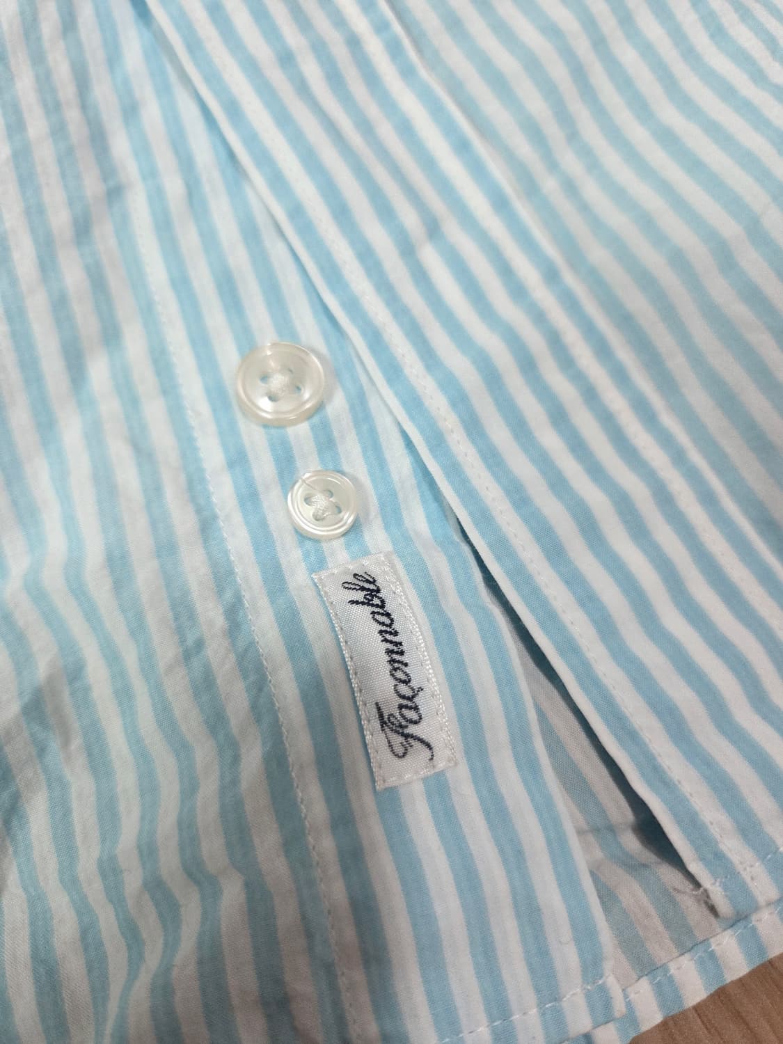 Faconnable 파쏘나블 블루 스트라이프 셔츠 상품이미지5