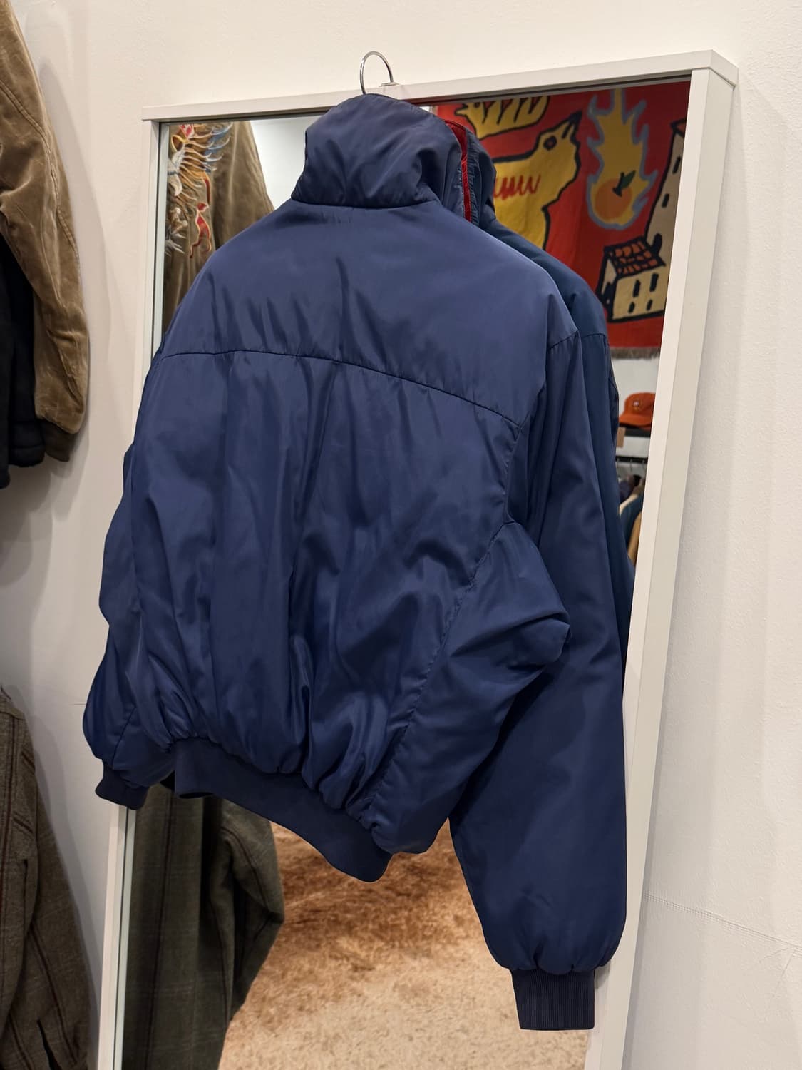 90s Columbia 컬럼비아 리버서블 덕 다운 푸퍼 자켓 상품이미지4