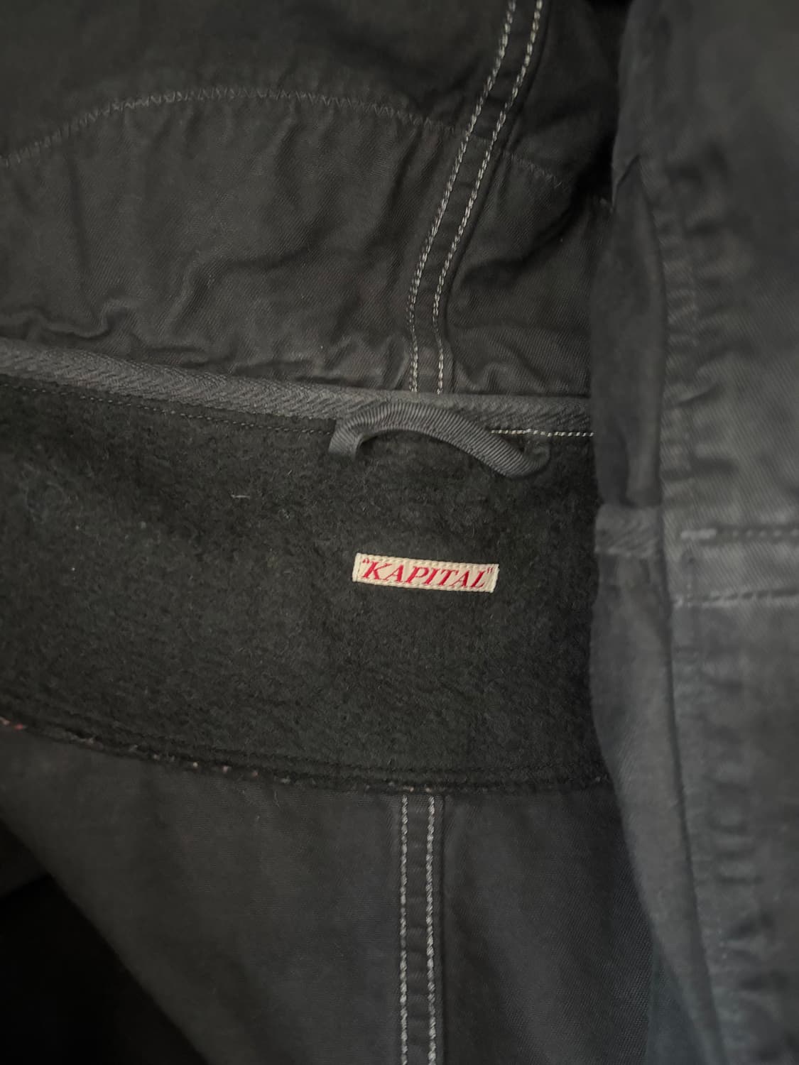 캐피탈 링코트 블랙 롱버전 [1] 상품이미지6