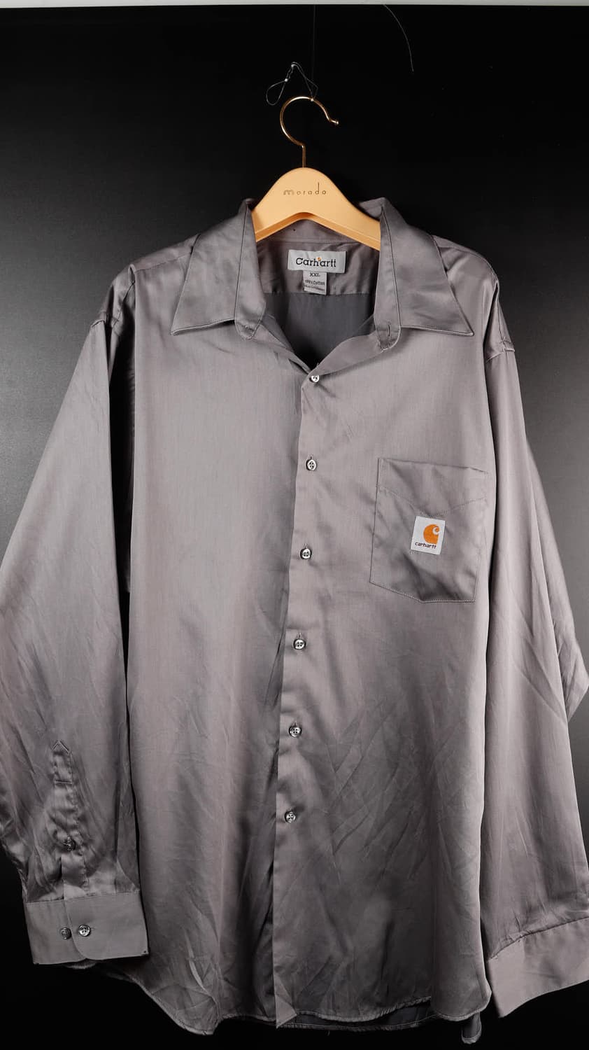 칼하트 빅사이즈 회색 포켓셔츠 상품이미지1