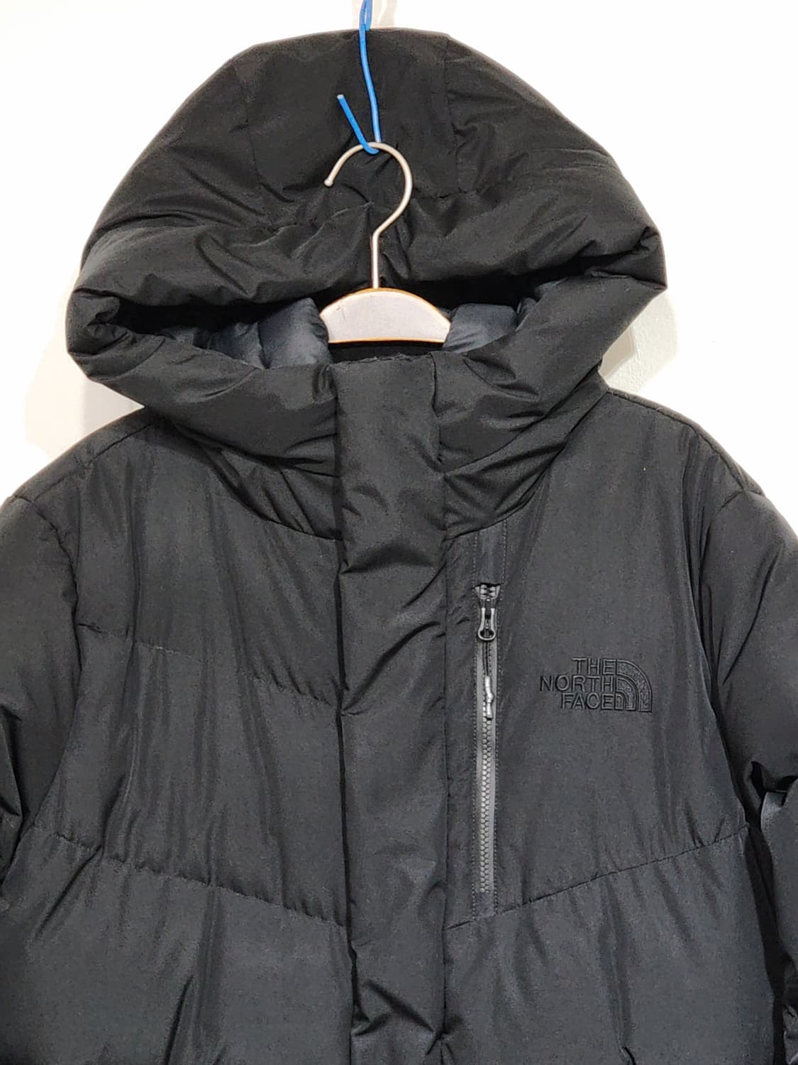 (M) 노스페이스 구스다운 롱패딩 점퍼 블랙 거위털 패딩코트 후드  상품이미지2