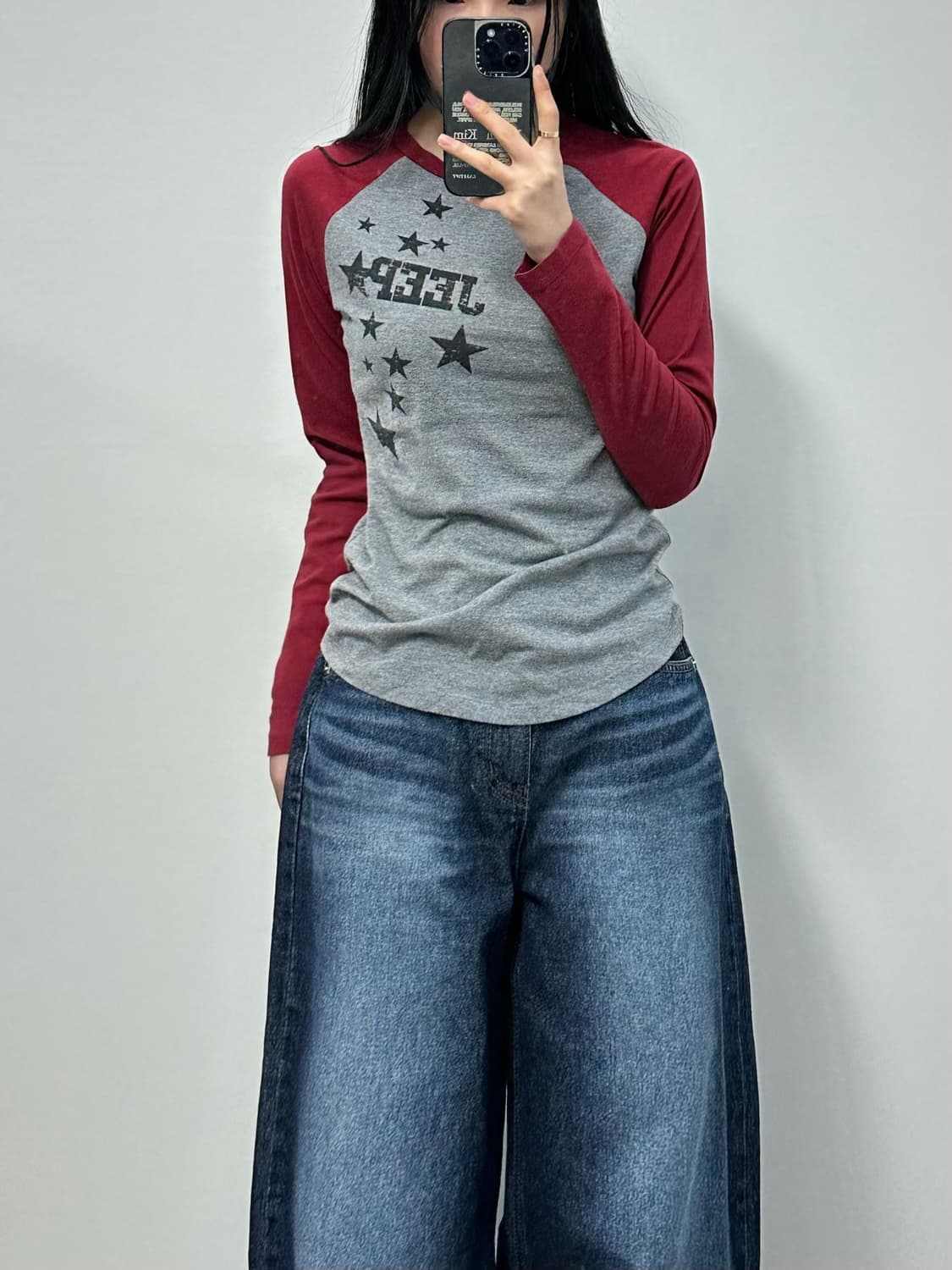 지프 y2k 와투케 나그랑 롱슬리브 긴팔티  상품이미지1