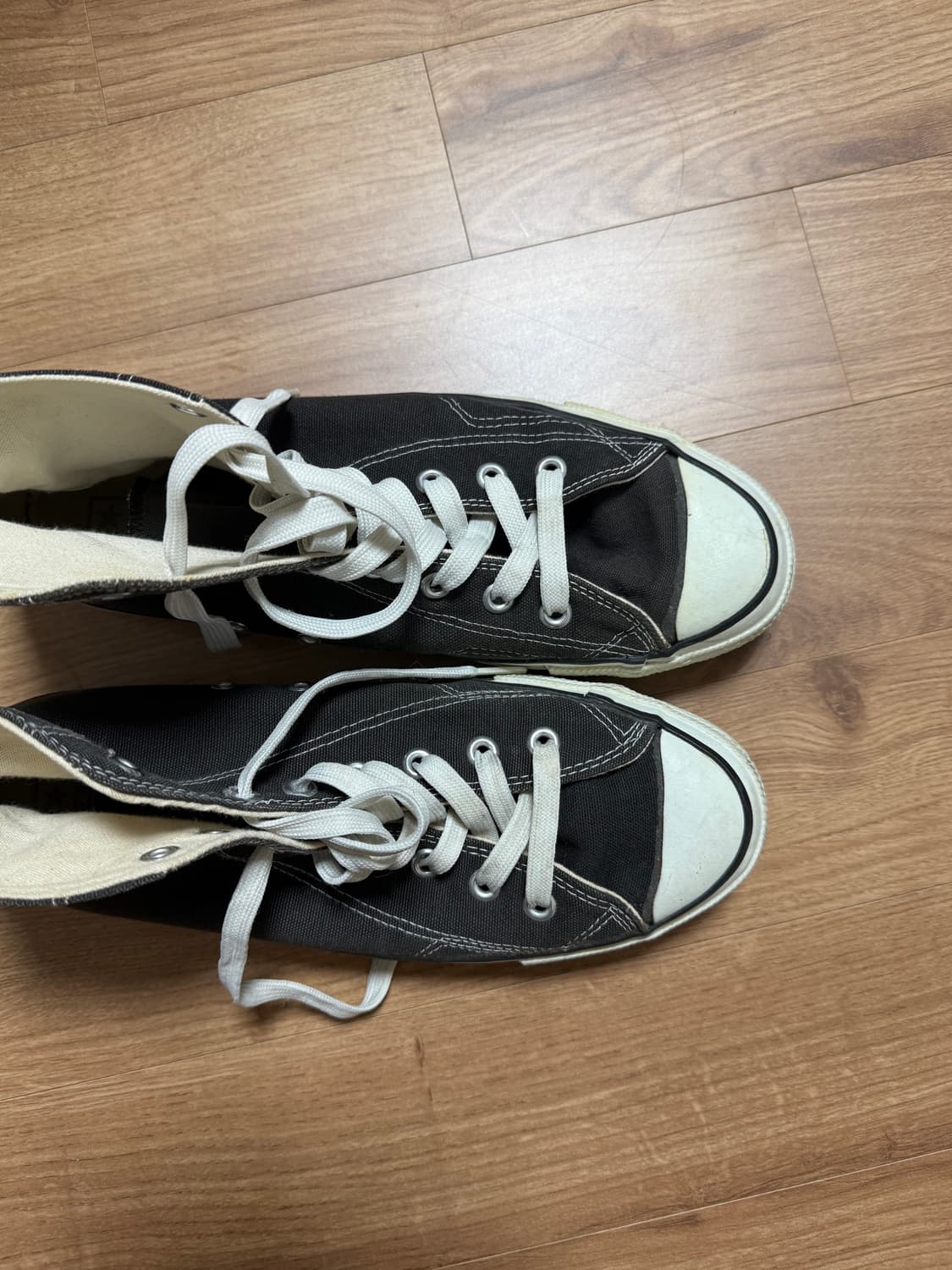 80s 빈티지 컨버스 블랙컬러 (9.5/275) 상품이미지5