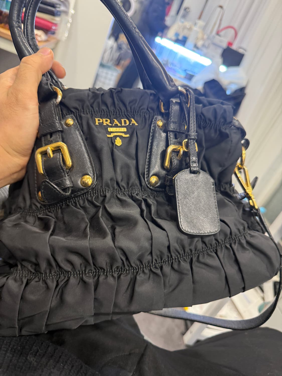 프라다 고프레 탑핸들백 상품이미지1