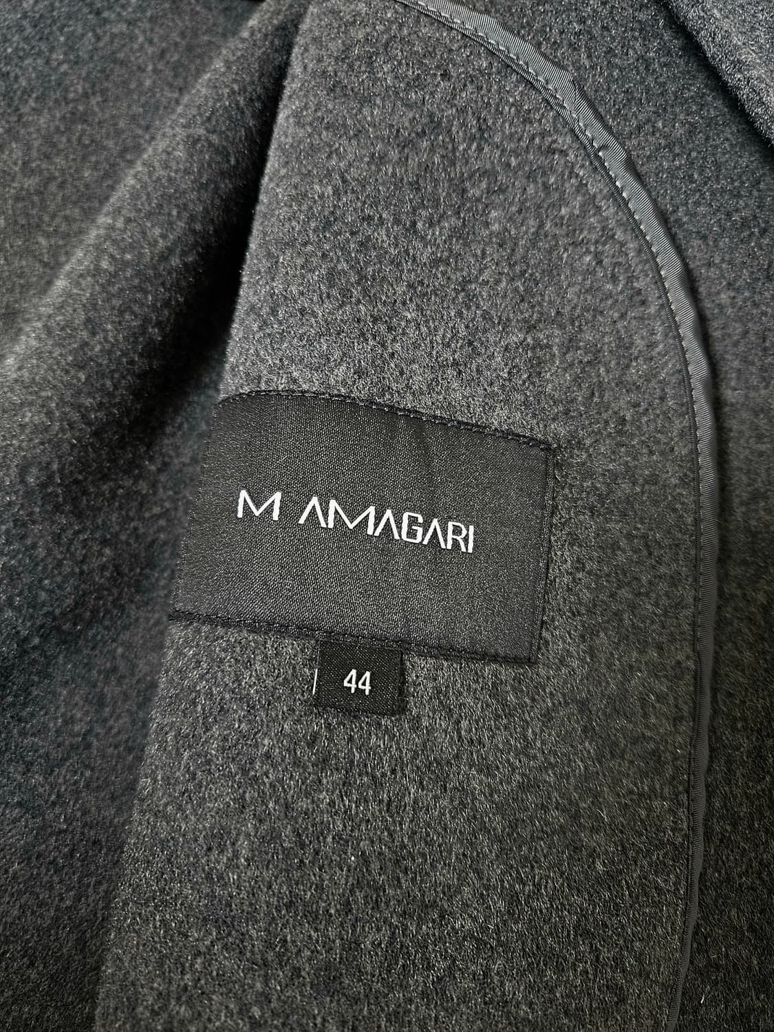 마마가리 핸드메이드 싱글코트 차콜 44(95) 상품이미지3