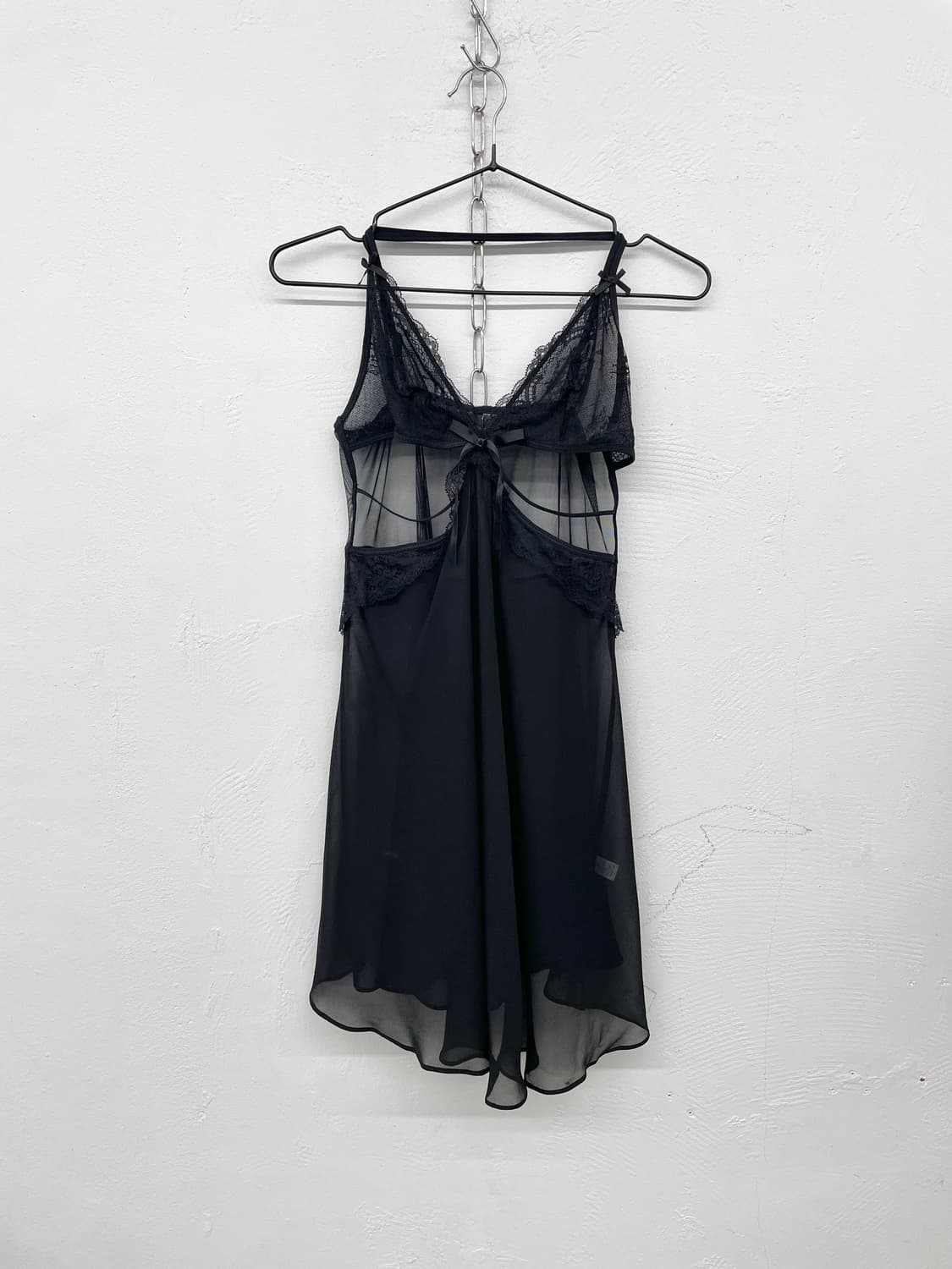 블랙 고딕 레이스 슬립 상품이미지4