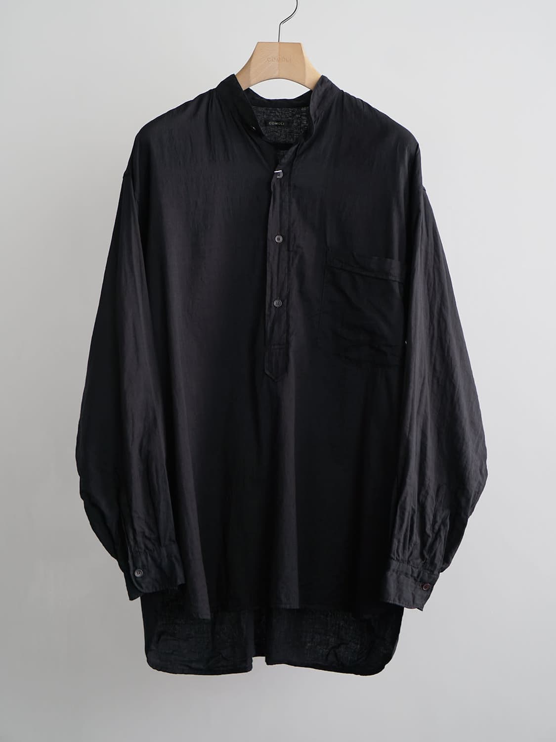 24ss comoli 무슬린 풀오버 셔츠 상품이미지1