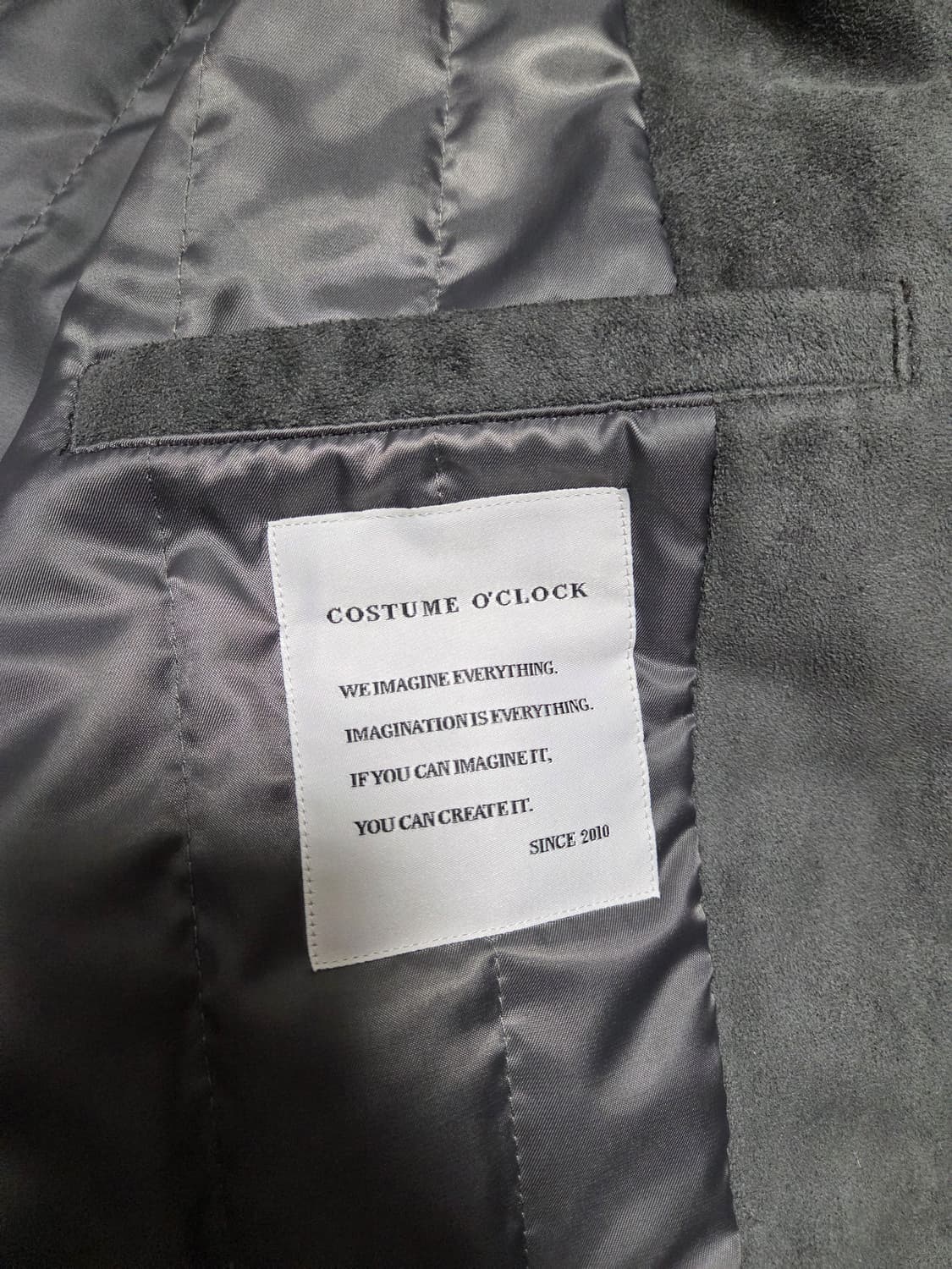 커스텀어클락 그레이 카고포켓 스웨이드 블루종 상품이미지6