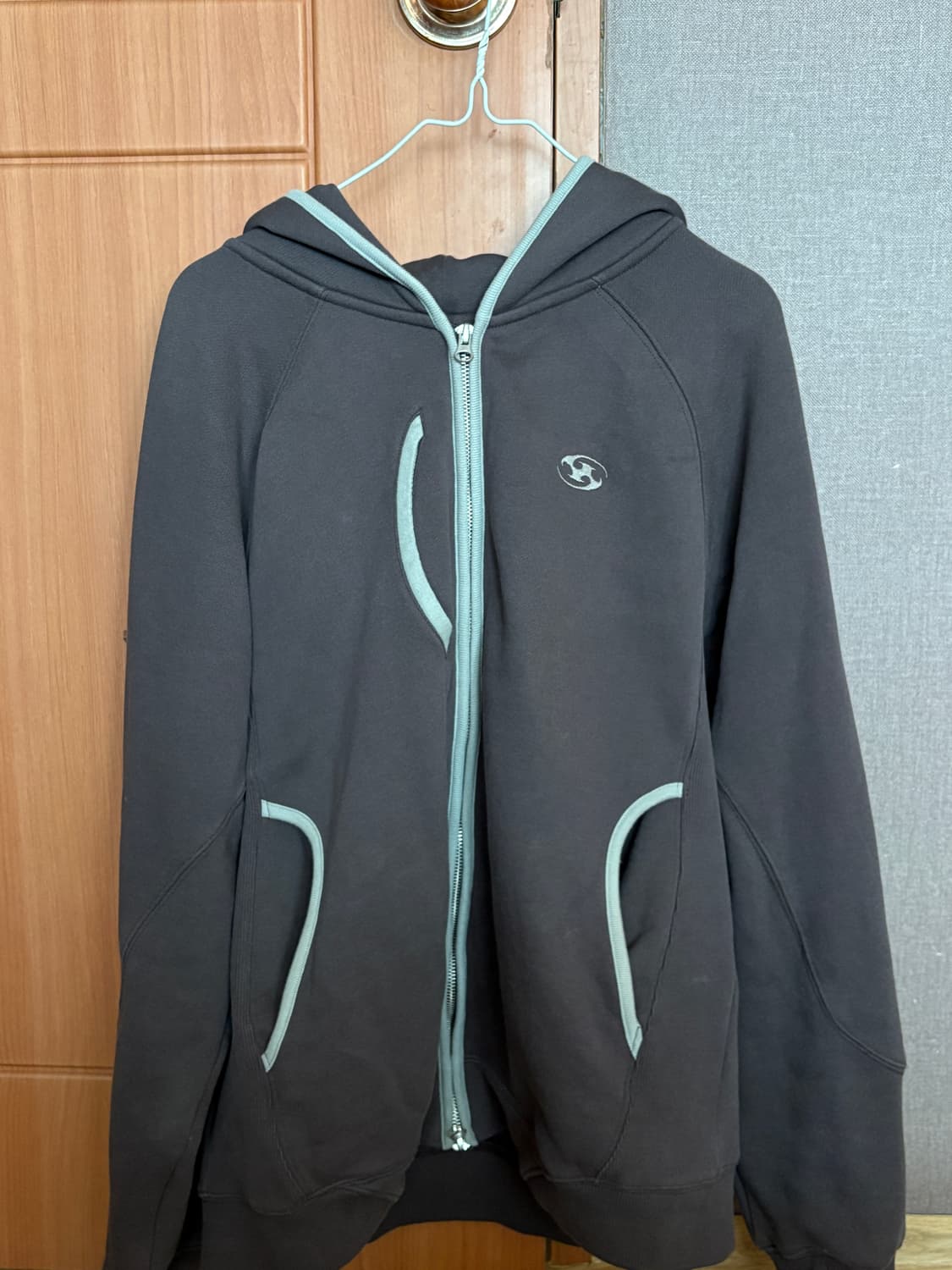 산산기어 후드집업 브라운 s 상품이미지4