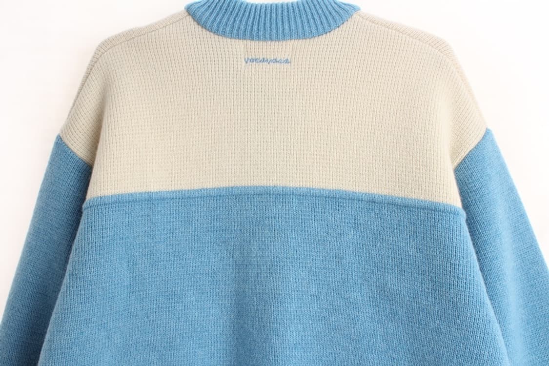 우먼FRRE 보카바카 스티치 니트 봄버 자켓 상품이미지6