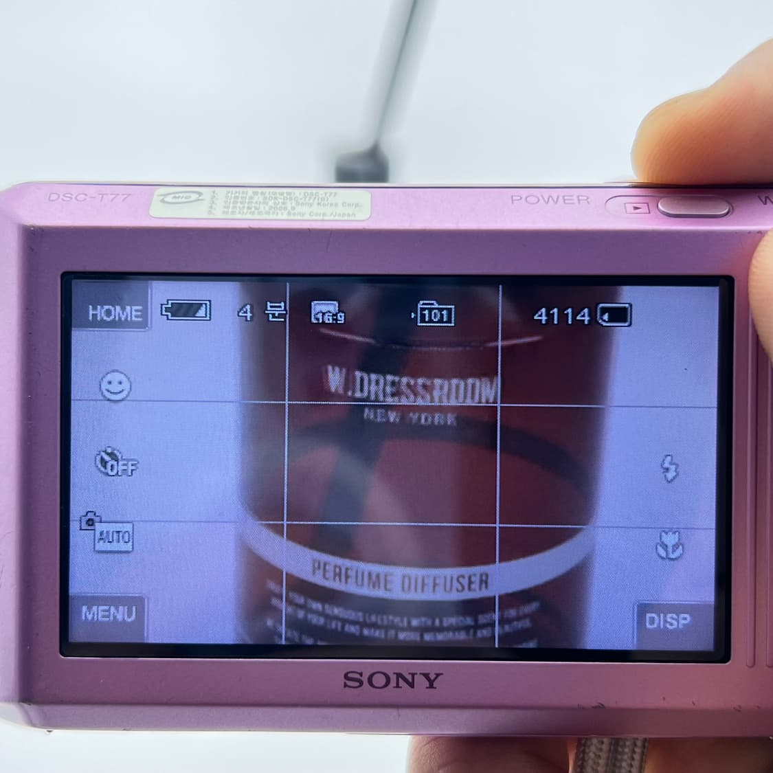 소니 사이버샷 Sony Cyber-shot DSC-T77 핑크 상품이미지9