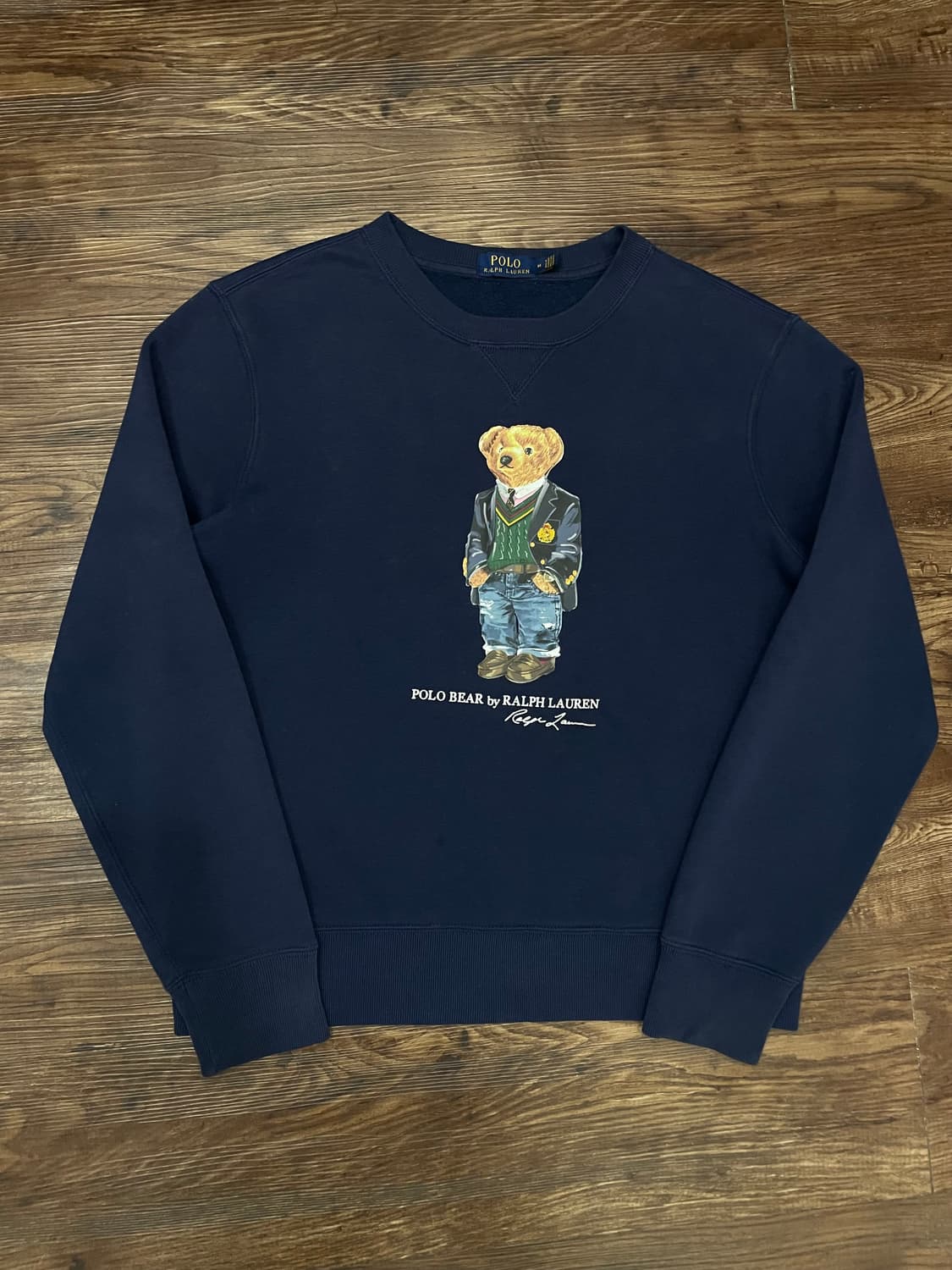 폴로 랄프로렌 베어 로고 스웻셔츠 맨투맨 네이비 상품이미지3