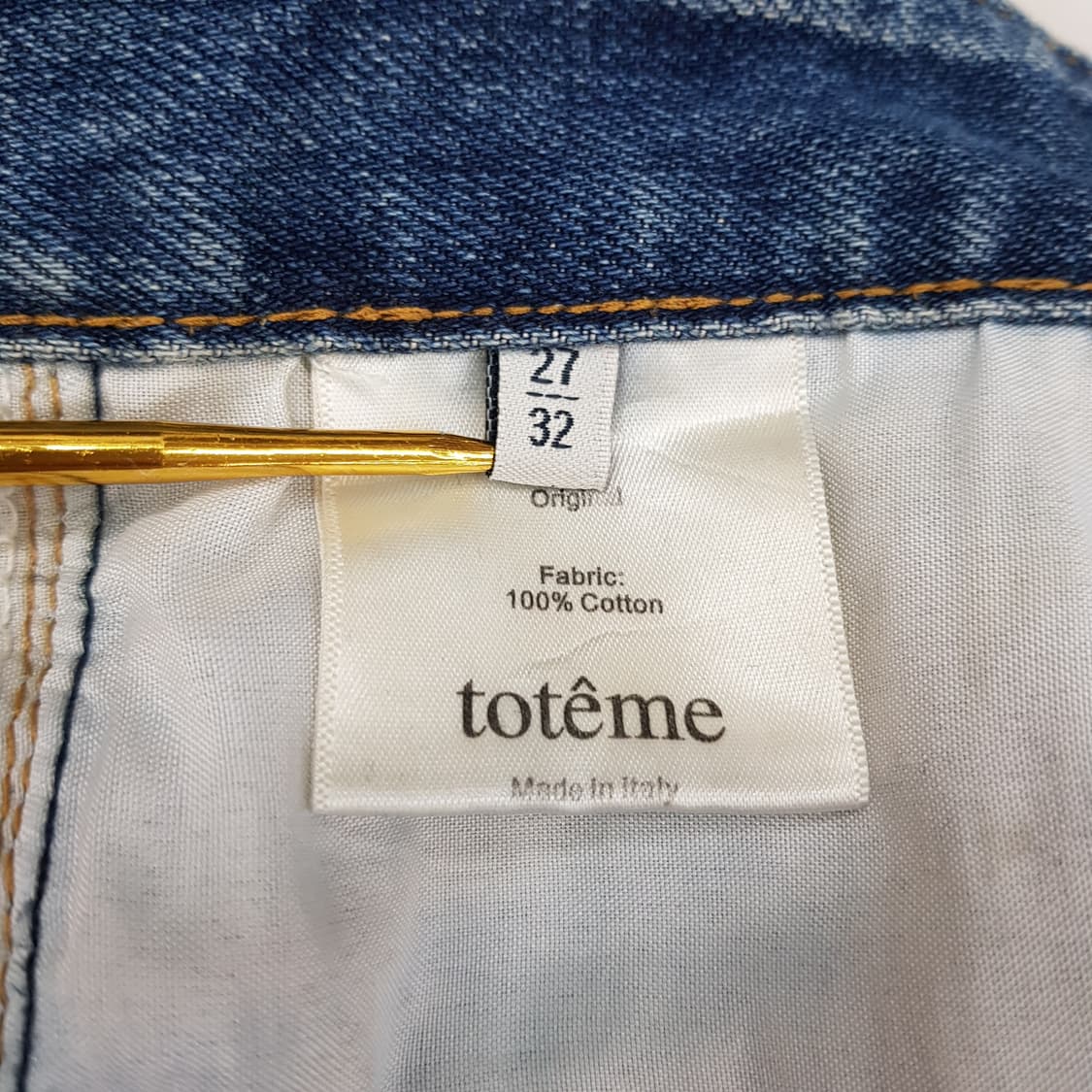 토템 블루 워싱 스트레이트 데님 팬츠 27사이즈 상품이미지7