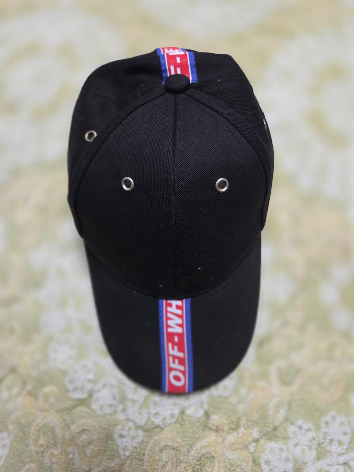 오프화이트 블랙 볼캡 모자 상품이미지3