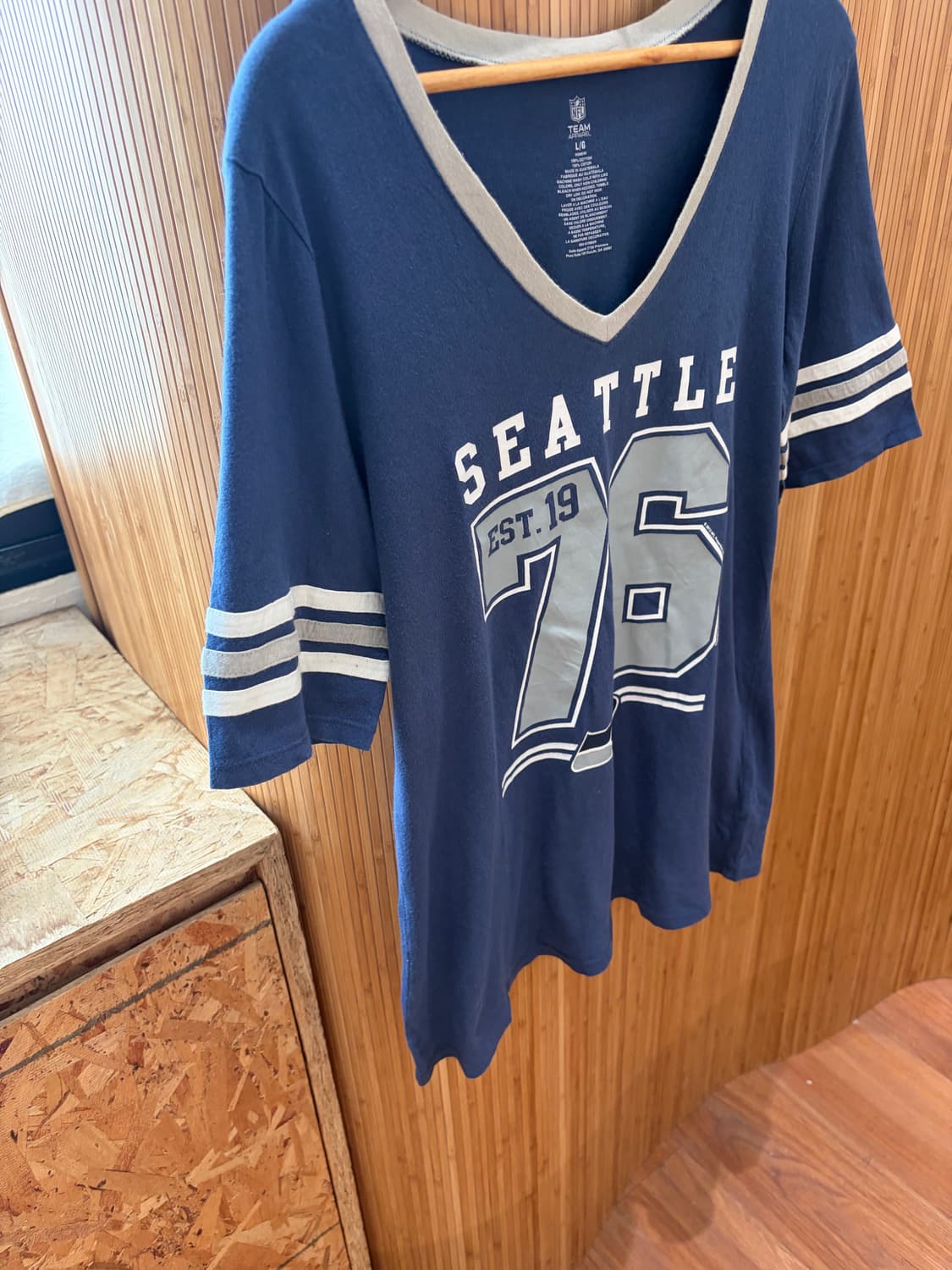 NFL Deep V neck T-shirt 상품이미지1